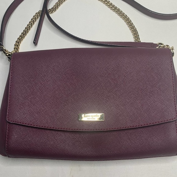 Kate Spade Laurel Way Greer Crossbody Bag in Plum - Picture 5 of 10
